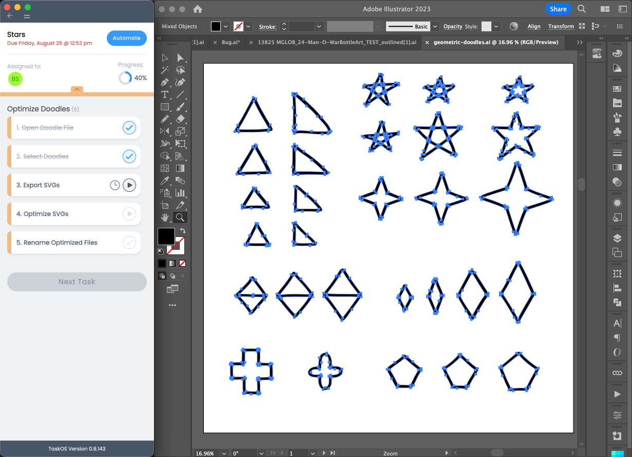 Automate graphics workflows with TaskOS